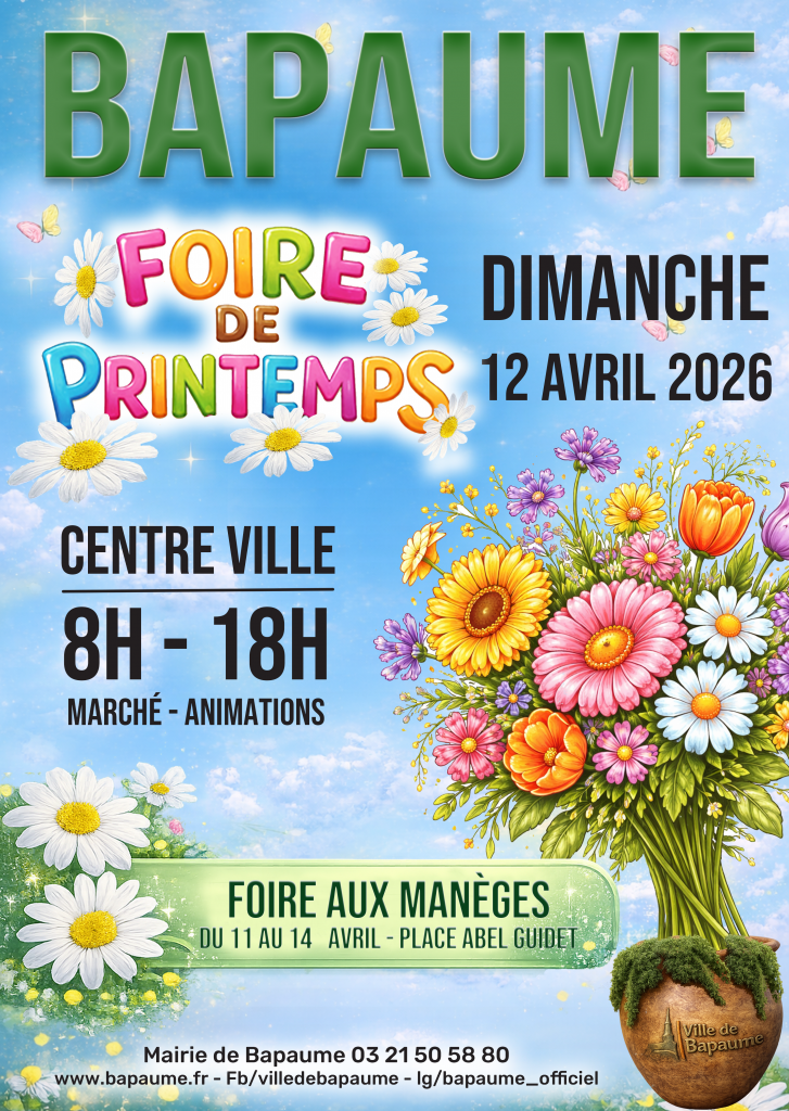 DERNIERS EMPLACEMENTS DISPONIBLE ! FOIRE DE PRINTEMPS